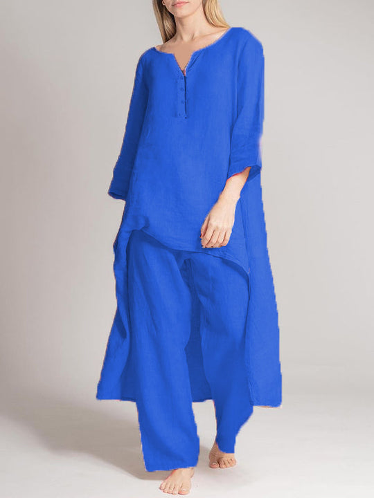 Heidi-Mode | Damen Casual Leinenkleid