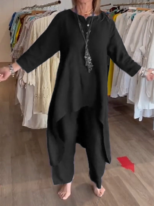 Heidi-Mode | Damen Casual Leinenkleid