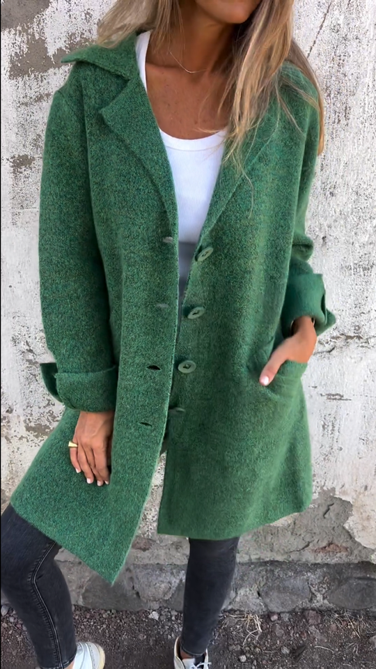 Heidi-Mode | Lässiger Lange Damen Herbstmantel