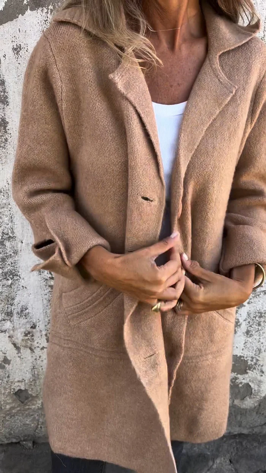 Heidi-Mode | Lässiger Lange Damen Herbstmantel