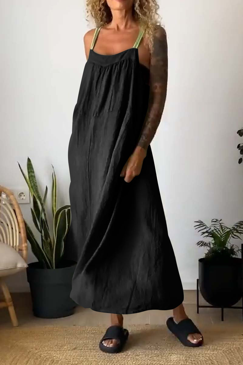 Noë | Bequeme lockere Strumpfhalterkleid