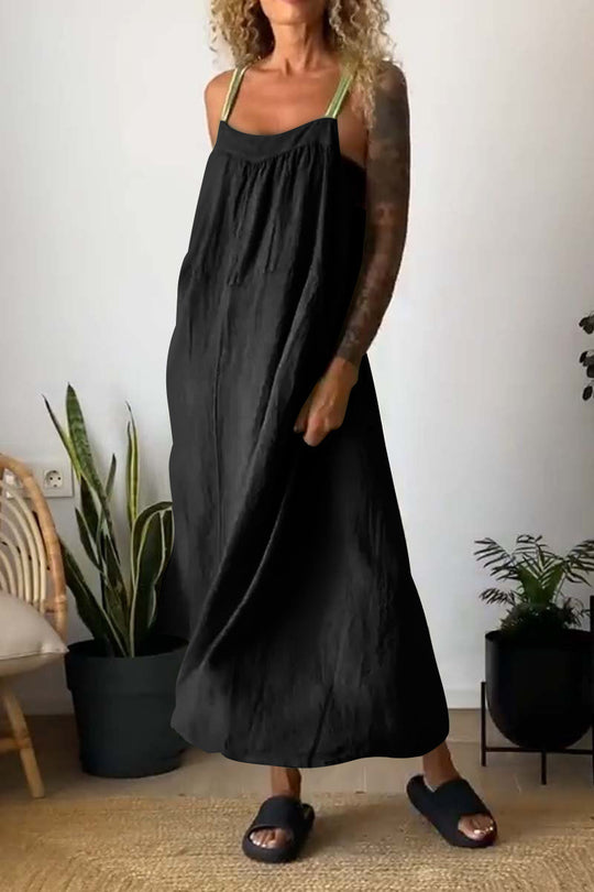 Noë | Bequeme lockere Strumpfhalterkleid