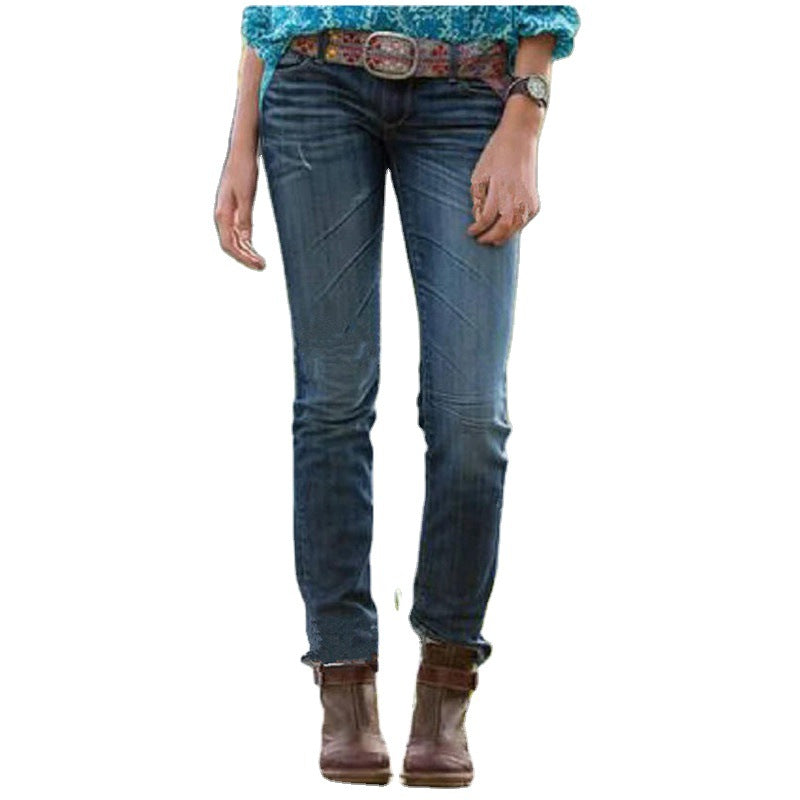 Damen Slim Fit Jeanshose Heidi-Mode