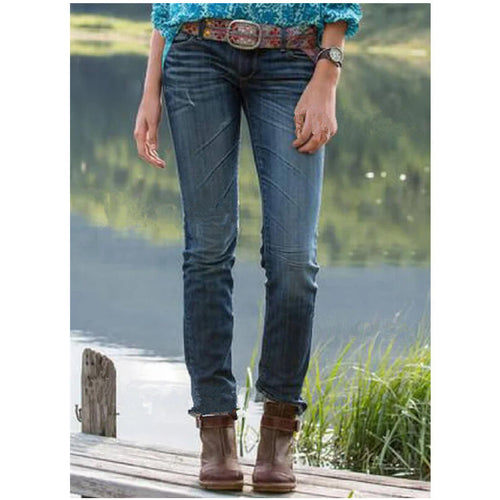 Damen Slim Fit Jeanshose Heidi-Mode