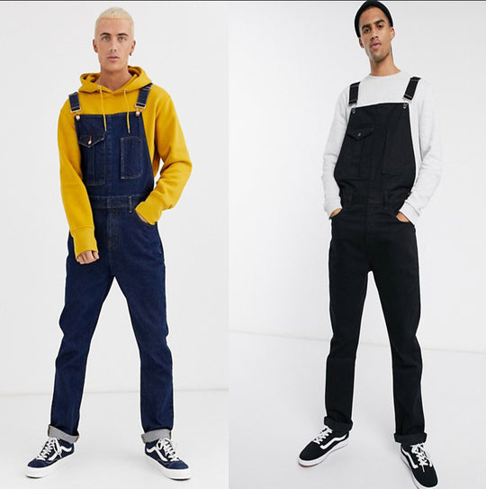 Herren Denim-Latzhose im modernen Look Heidi-Mode