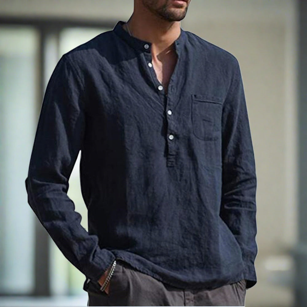 Heidi-Mode | Slim Linen Comfort Shirt