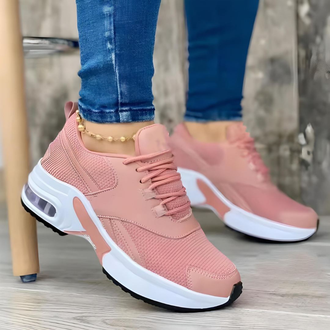 Heidi-Mode | Damen Luftgepolsterte Sohle Sneakers