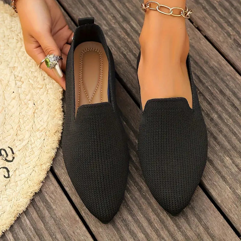 Heidi-Mode | Leichte Schuhe mit Spitzer Zehe und Rutschfester Sohle für Komfort