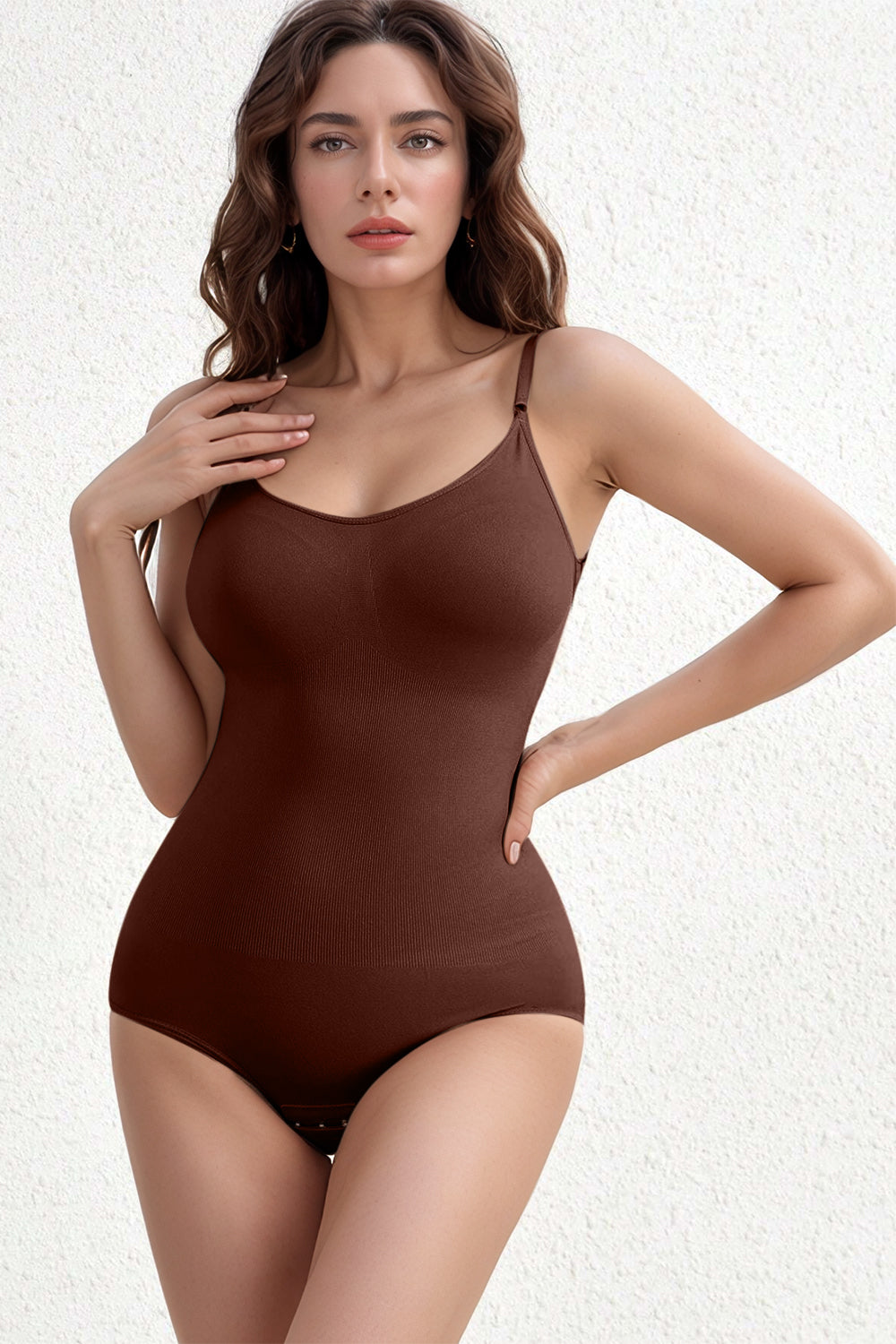 Heidi-Mode | Basic Bae Vollgröße Rundhals Po Anhebender Body