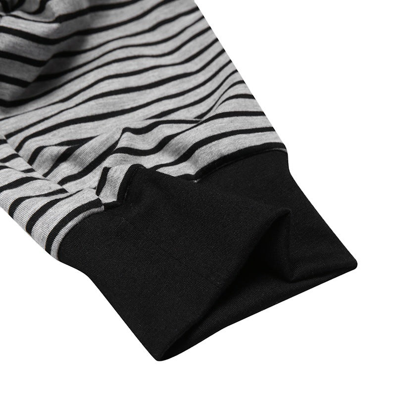 Herren Langarm Schlafanzugset mit komfortablem Knopfdesign Heidi-Mode