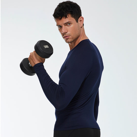 Herren Langärmliges Funktionsshirt mit atmungsaktiven Einsätzen und ergonomischem Schnitt Heidi-Mode