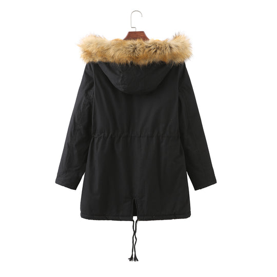 Damen warm gefütterte Parka-Jacke Heidi-Mode
