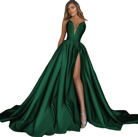 Heidi-Mode | Elegante Split Lange Rock Hochzeitskleid