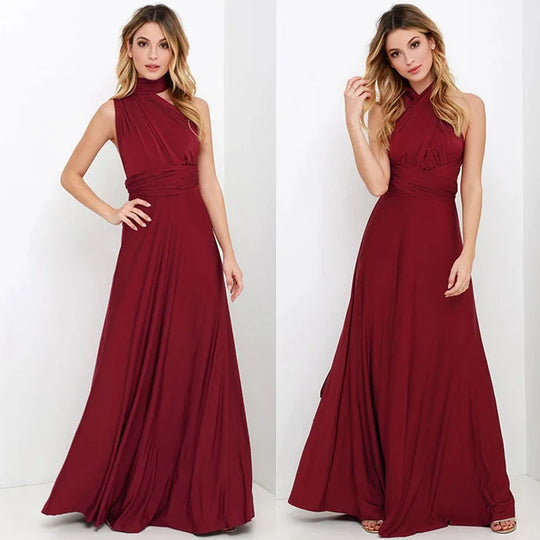 Wickelkleid mit Trägern