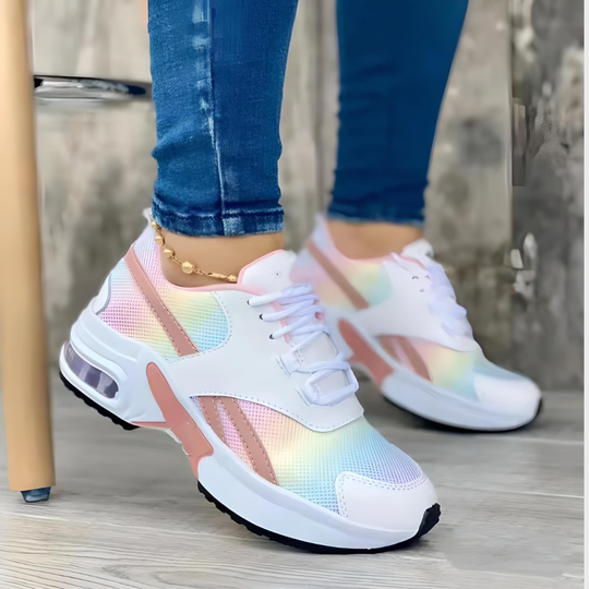 Heidi-Mode | Damen Luftgepolsterte Sohle Sneakers