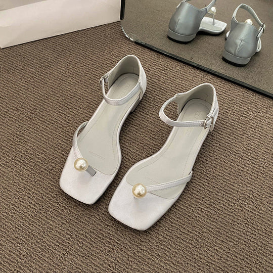 Heidi-Mode | Sandalen Eingewickelter Absatz Temperament Flip Flops
