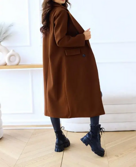 Elegante Trenchcoat Damen Doppelgeknöpft