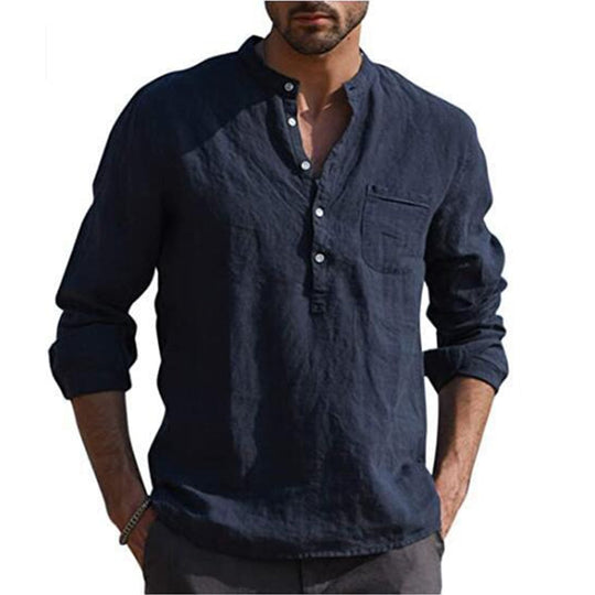 Heidi-Mode | Slim Linen Comfort Shirt