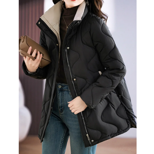 Heidi-Mode | Elegante gesteppte Jacke mit Stehkragen für einen Smart-Look Ideal für Herbst/Winter