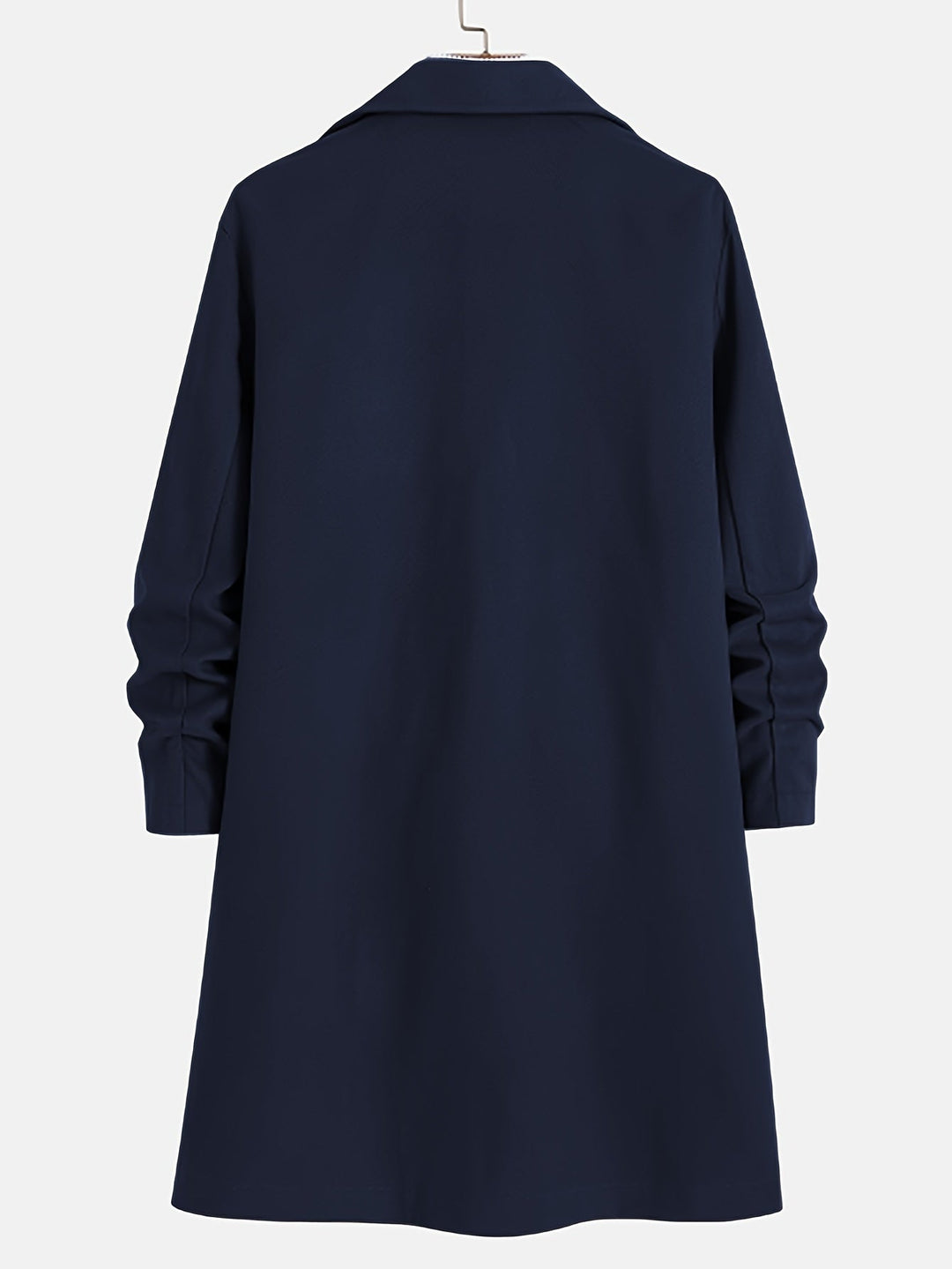 Heidi-Mode | Elegante Lange Jacke Polyester und Wolle Klassisch und Warm