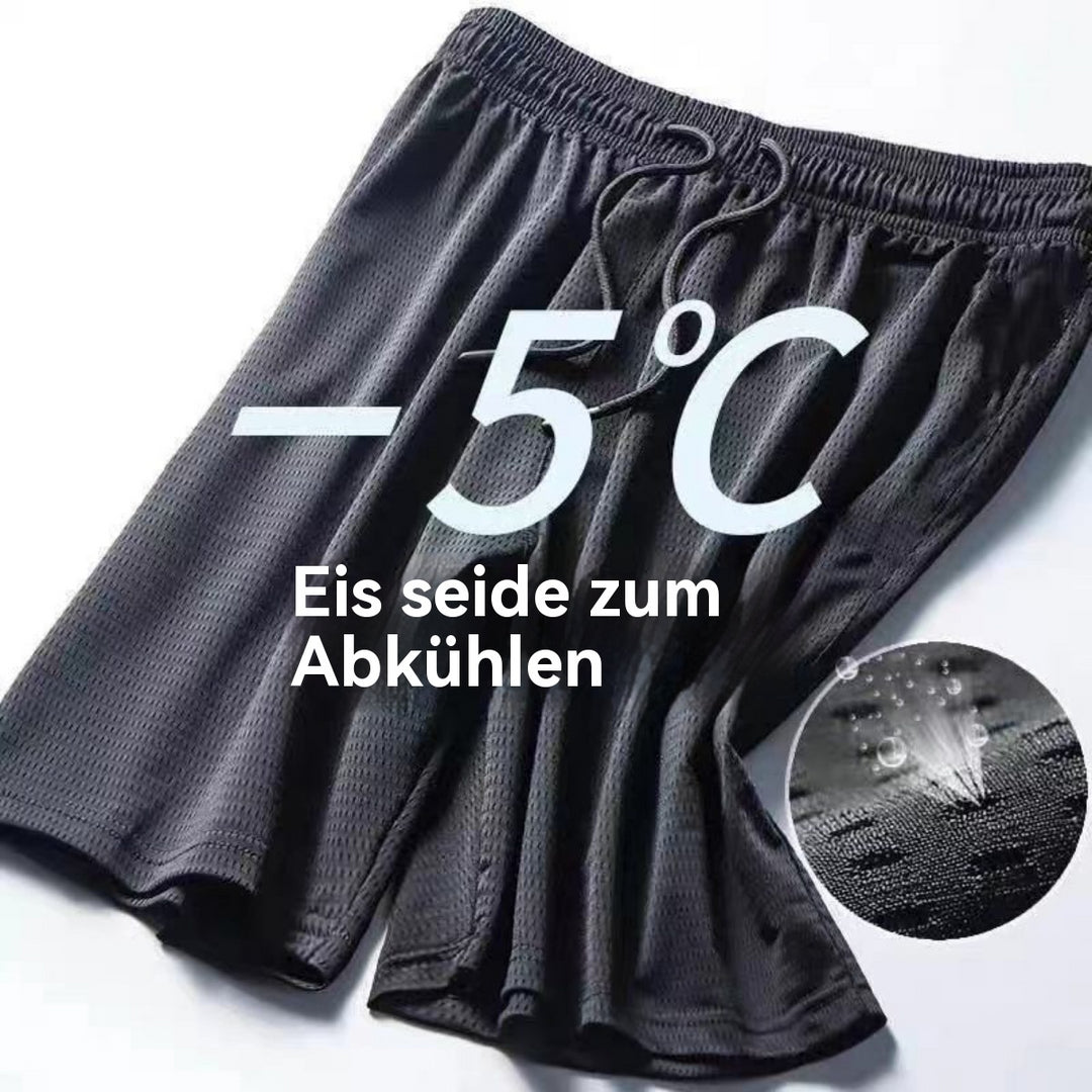 Heidi Mode | Sommer Herren Eis Seide lose Shorts
