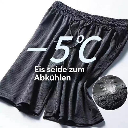 Heidi Mode | Sommer Herren Eis Seide lose Shorts