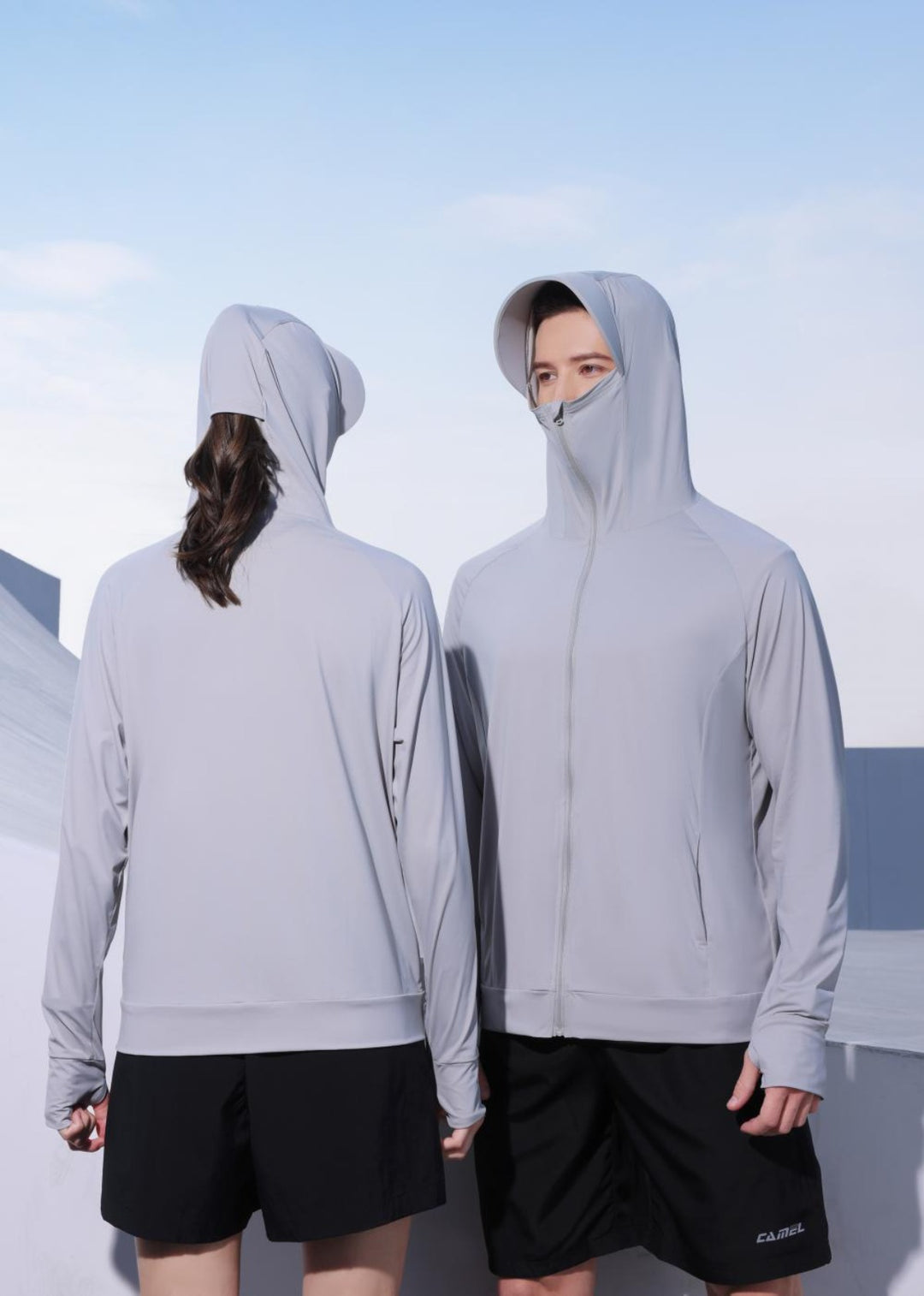 Heidi Mode | Eisempfindliche bakteriostatische und milbenentfernende Sonnenschutzkleidung mit Sonnenschutzmaske