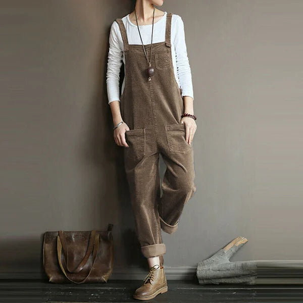 Heidi-Mode - Lässiger Cord-Jumpsuit