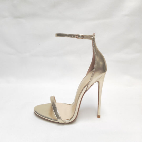 Heidi-Mode | Fischmundschnalle Stiletto Absatz Hohe Absatzsandalen