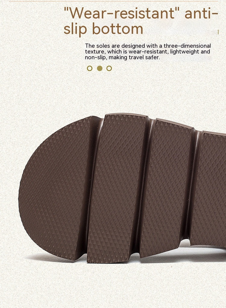 Heidi-Mode | Zur Spitze Layer Ko Leder Plattform Römisch Stil Mode Retro Sandalen