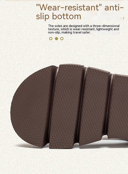 Heidi-Mode | Zur Spitze Layer Ko Leder Plattform Römisch Stil Mode Retro Sandalen