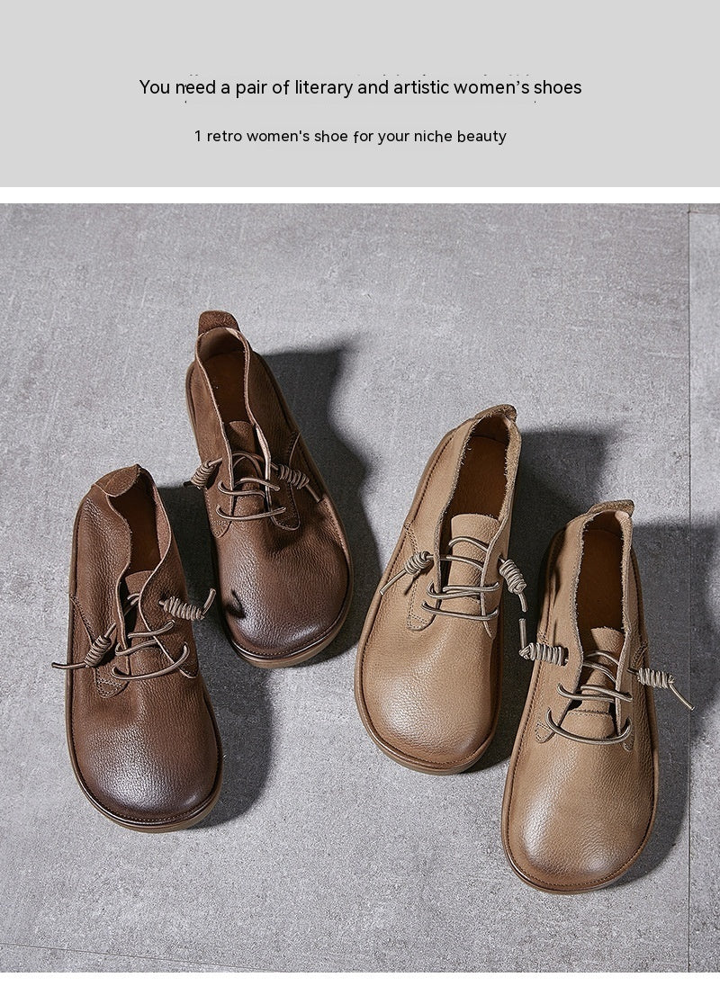 Heidi-Mode | Retro Mori Stil Flachboden Slip-On Niedrig Geschnittene Damenschuhe