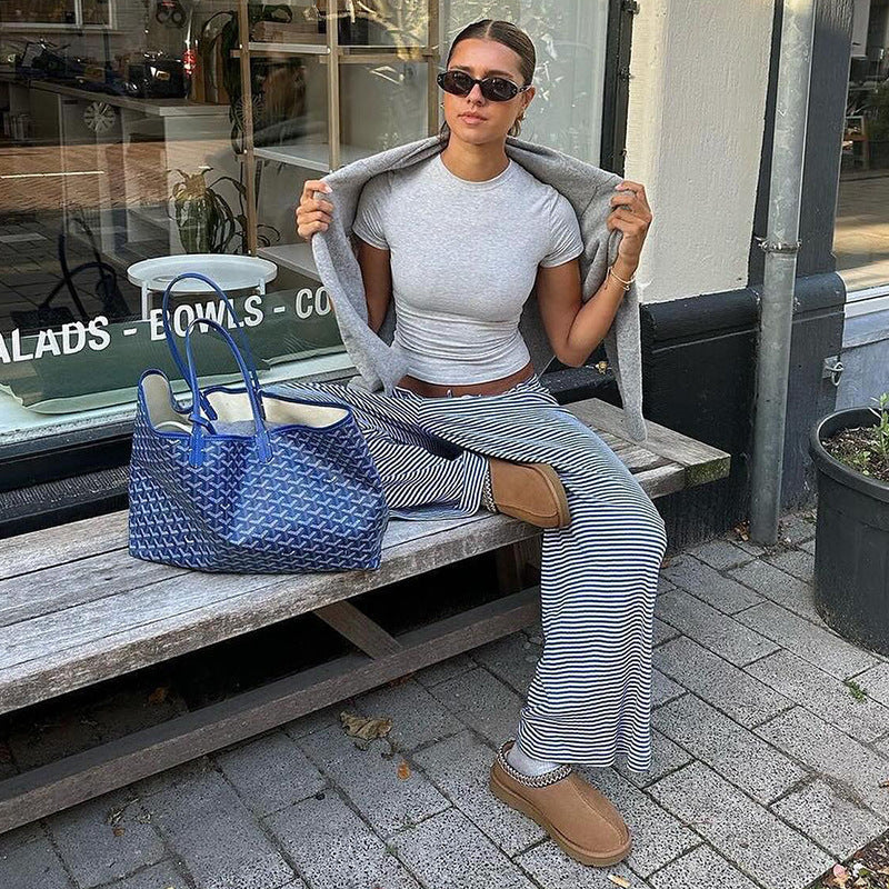 Heidi-Mode | Gestreifte Loungehose
