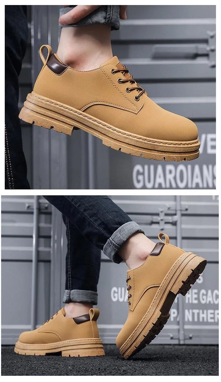 Heidi-Mode | Herrenlederschuhe mit Plateau – Robuster Stil und garantierter Komfort