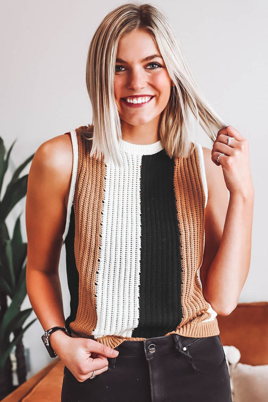 Heidi-Mode | Strickpullunder mit Streifen für Frauen