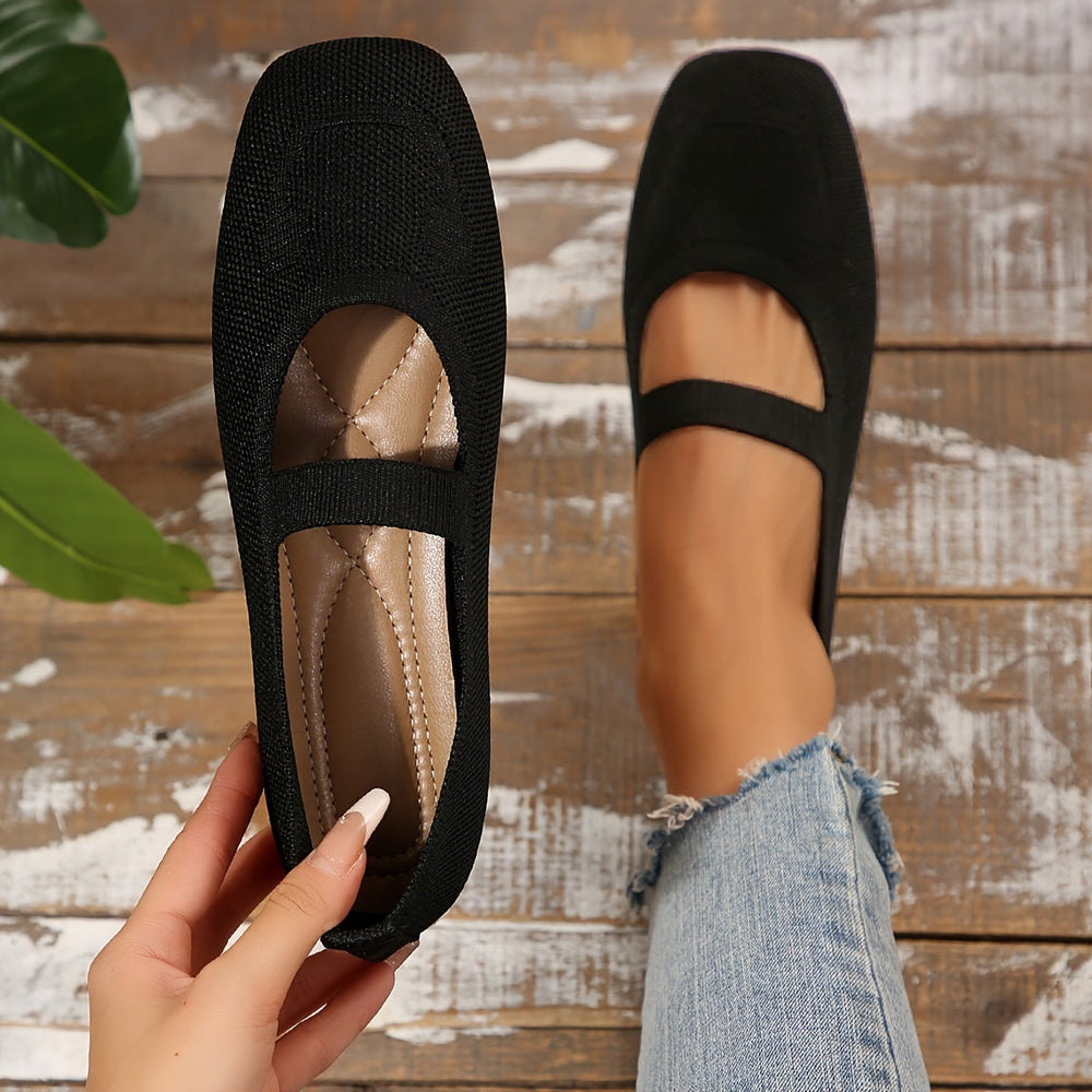Heidi-Mode | Einfarbige Ballerinas mit Schnürbarem Rücken