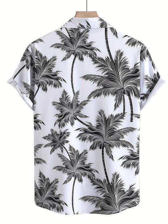 Heidi – Hawaii-Hemd Mit Kokosnussbaum-Print