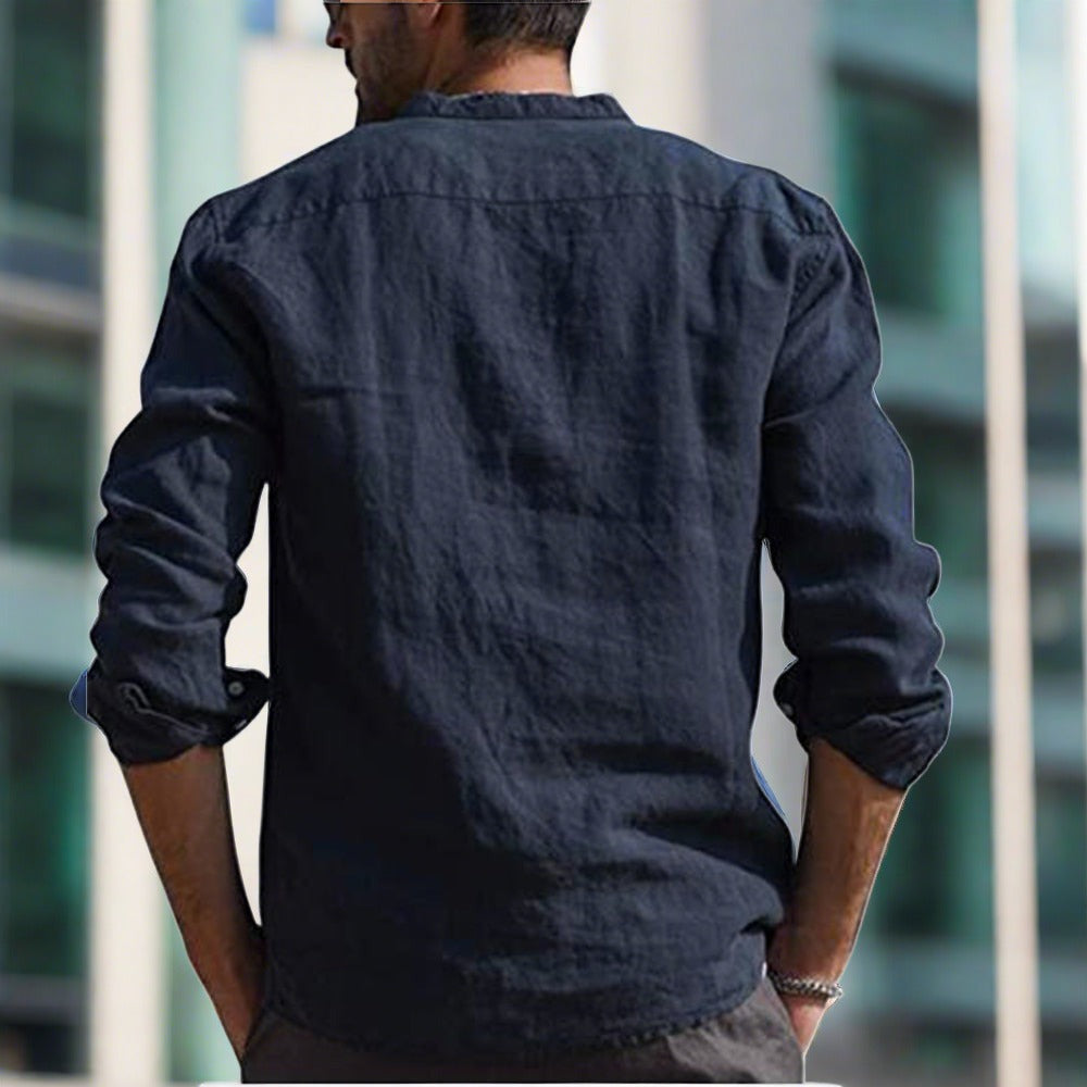 Heidi-Mode | Slim Linen Comfort Shirt