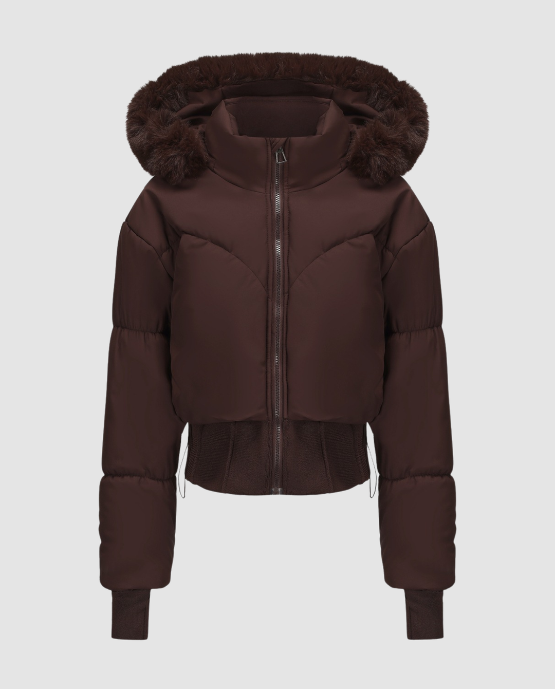 Stylische Warme Cropped Daunenjacke Damen | Heidi-Mode