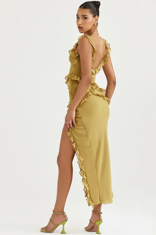 Elegante lange jurk voor vrouwen