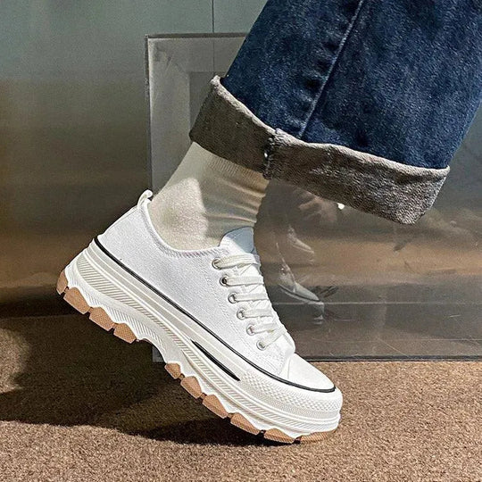 Heidi-Mode | Sneakers Damen aus Stoff mit Plattform