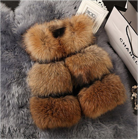 Damen Edle Kunstpelzweste mit modischem Volumen und luxuriöser Verarbeitung Heidi-Mode