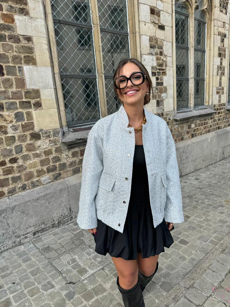 Heidi-Mode | Pailettenbomberjacke