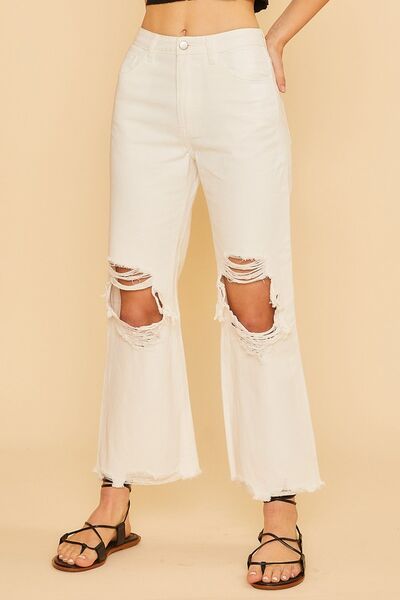 Heidi-Mode | Annie Wear Ausgefranste Raw Hem Jeans