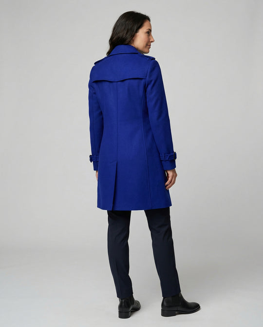 Damen Woll Wintermantel mit Klassischem Schnitt & Winterdesign | Heidi-Mode