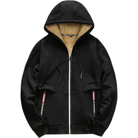 Heidi-Mode - Gemütlicher und Stilvoller Zip-Up Fleece Hoodie für den Winter