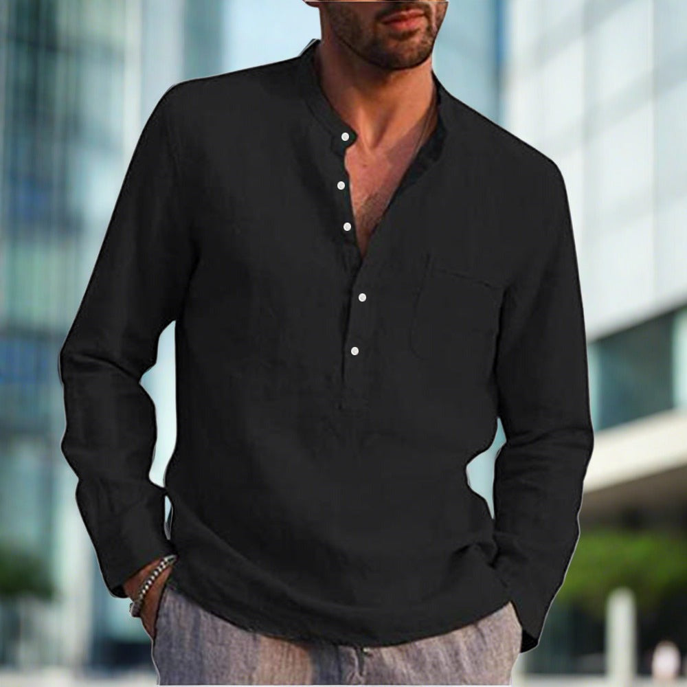 Heidi-Mode | Slim Linen Comfort Shirt