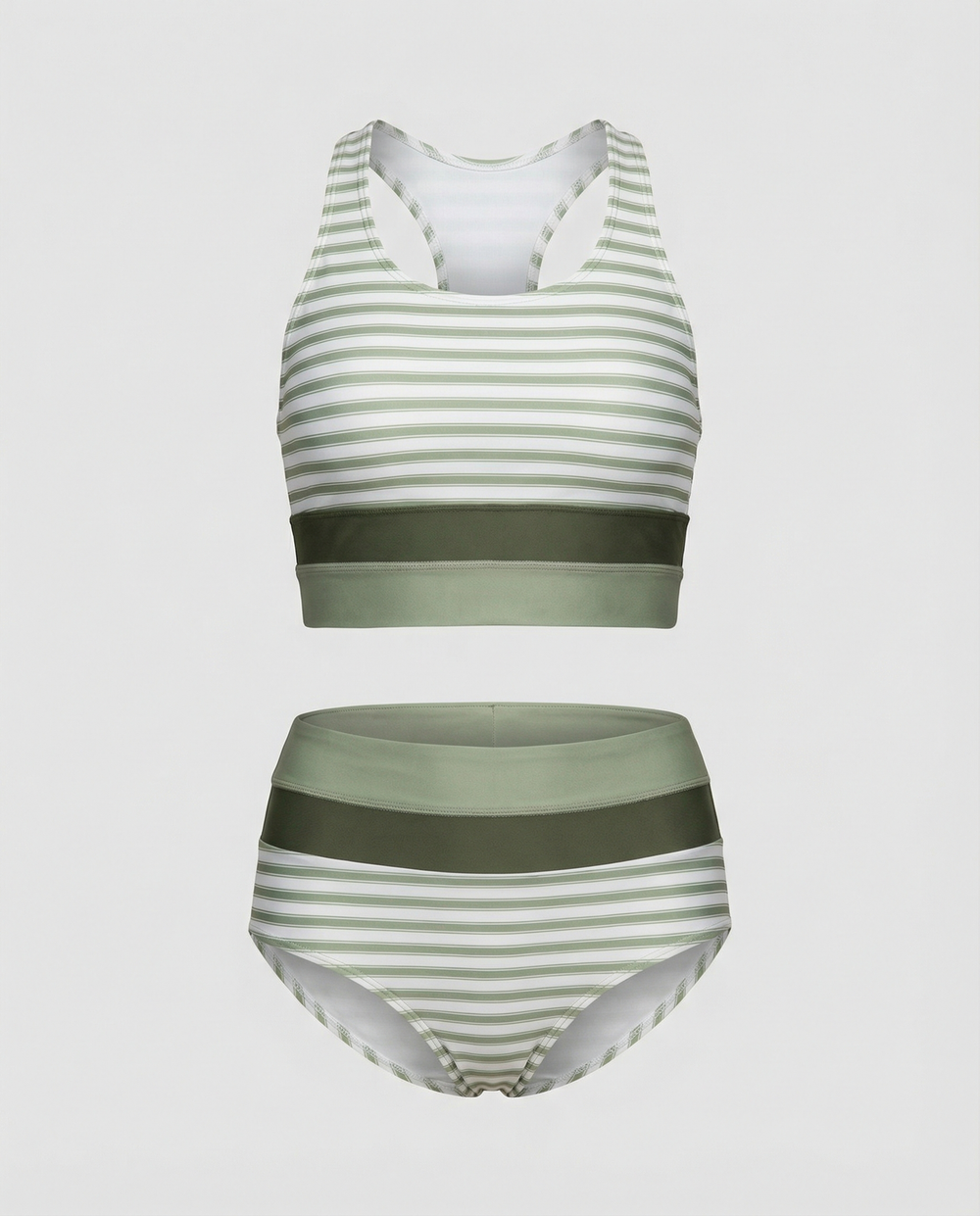 Heidi-Mode | Brook Side Farbblock Bikini-Set