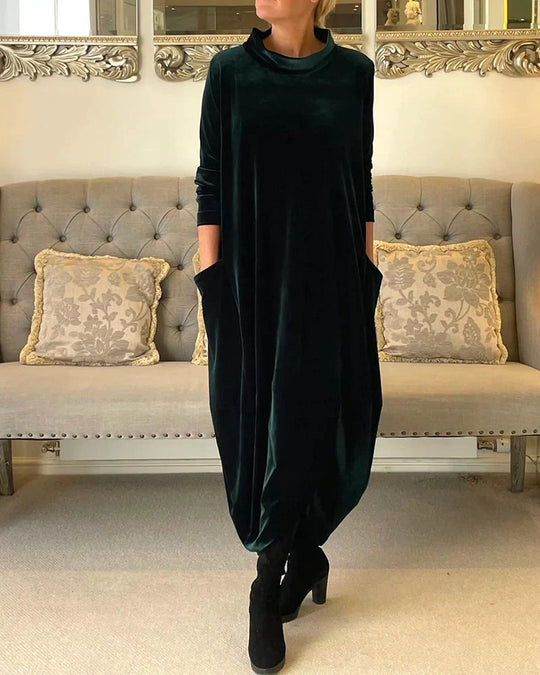 Heidi-Mode | Elegantes Samtkleid für Damen