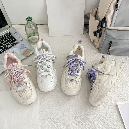 Heidi-Mode | Mesh Atmungsaktive Plattform Sportschuhe